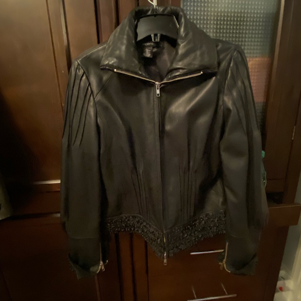 Leather jacket